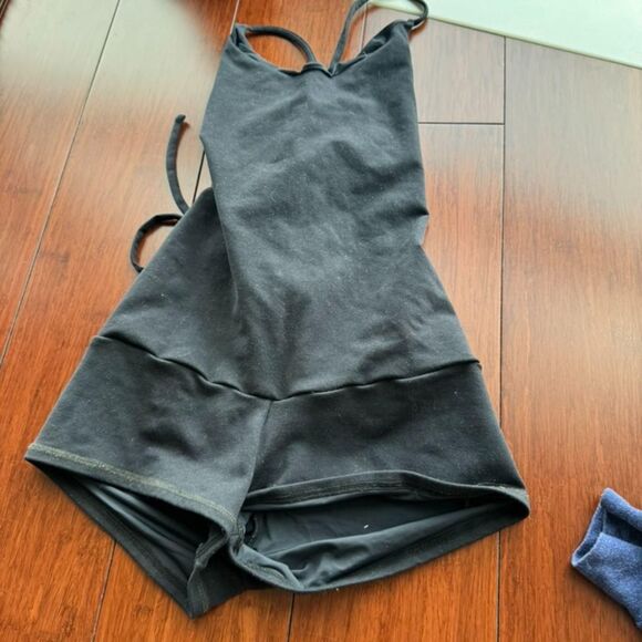 Mika Yoga Wear Pants - MIKA YOGA WEAR Women's Black Playsuit-romper